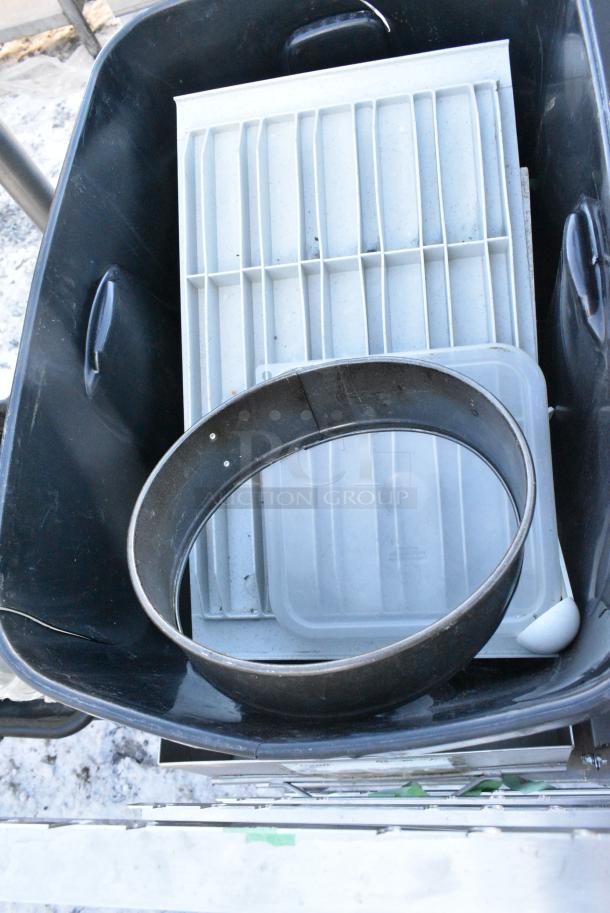 Metal Rack w/ Contents on Commercial Casters. - Image 3 of 5