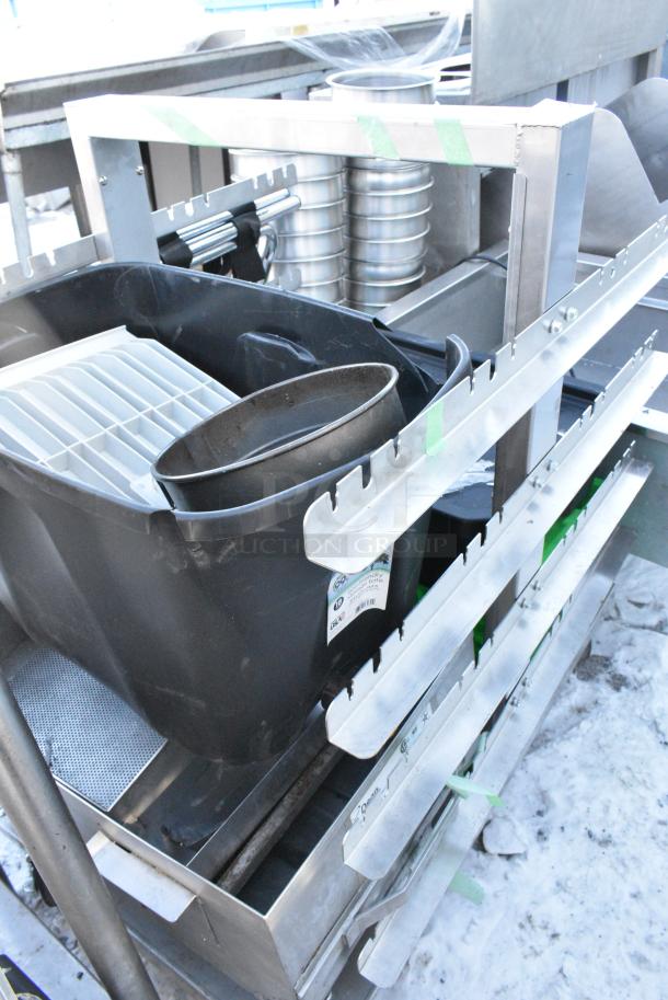 Metal Rack w/ Contents on Commercial Casters. - Image 4 of 5