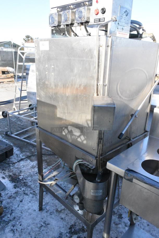 American Dish Service ADS AF-3DS Stainless Steel Commercial Straight Pass Through Dishwasher. 120 Volts, 1 Phase. - Image 1 of 4