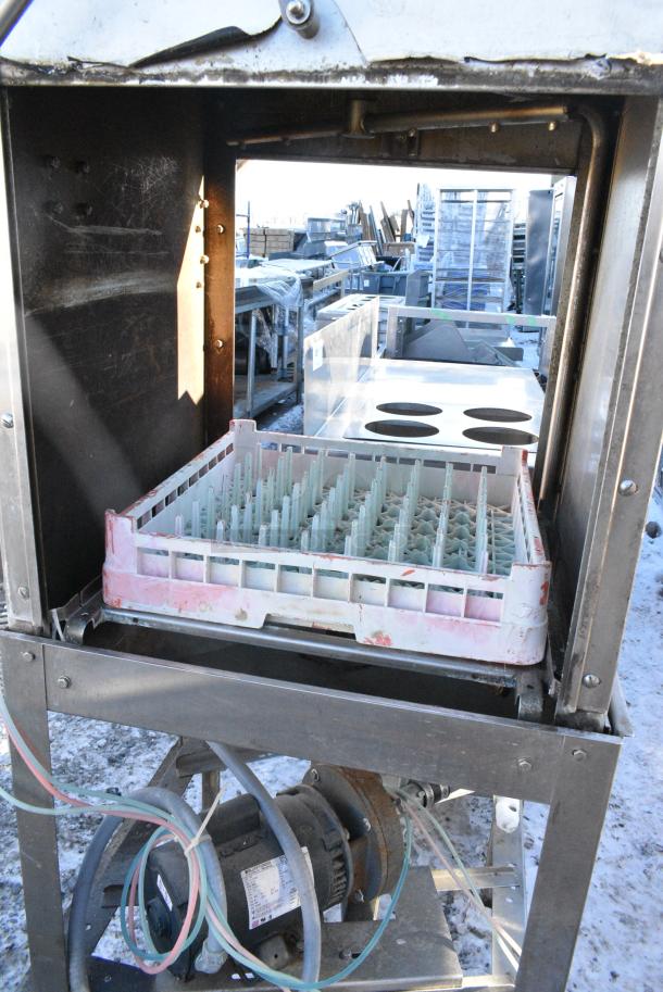 American Dish Service ADS AF-3DS Stainless Steel Commercial Straight Pass Through Dishwasher. 120 Volts, 1 Phase. - Image 3 of 4