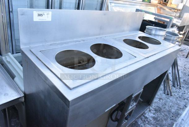Wells ISMP60 Stainless Steel Food Warming Counter w/ 4 Cut Outs and Under Shelf. 208/240 Volts, 1 Phase. - Image 2 of 5