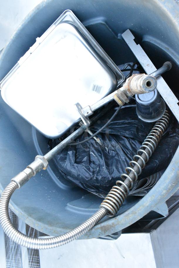 2 Rubbermaid Brute Gray Poly Trash Cans w/ Contents. 2 Times Your Bid! - Image 3 of 3