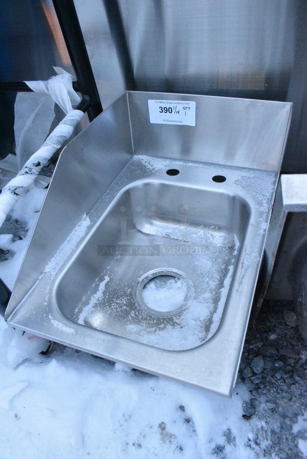 Stainless Steel Single Bay Wall Mount Sink. - Image 2 of 2
