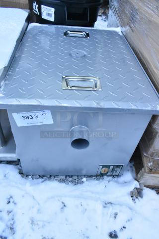 BRAND NEW SCRATCH AND DENT! Regency 600GT15 30 lb. 15 GPM Grease Trap with 2" Non-Threaded Connections