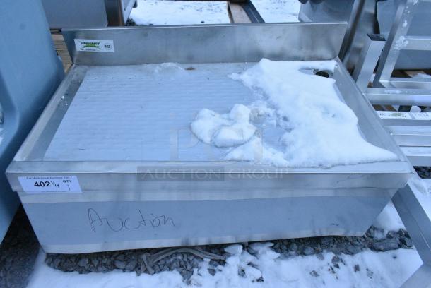 BRAND NEW SCRATCH AND DENT! Regency 600DBU1830 Stainless Steel Drain Board. No Legs. - Image 1 of 3