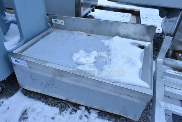 BRAND NEW SCRATCH AND DENT! Regency 600DBU1830 Stainless Steel Drain Board. No Legs. - Image 2 of 3