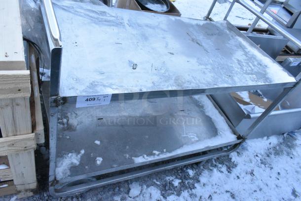 Metal 2 Tier Cart on Commercial Casters. - Image 2 of 3