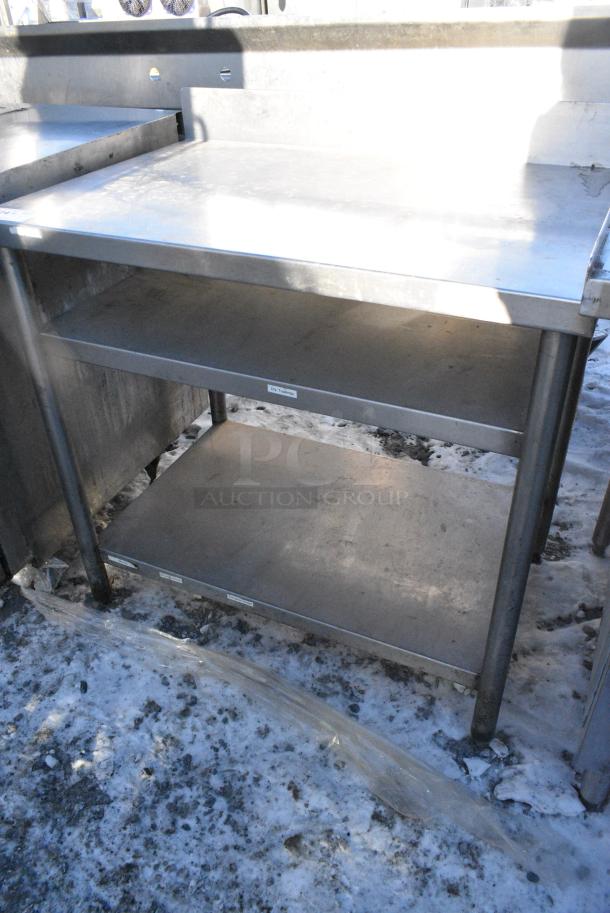 Stainless Steel Table w/ 2 Under Shelves. - Image 2 of 3