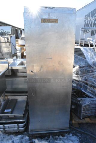 Alluserv Metal Commercial Enclosed Pan Transport Rack on Commercial Casters.