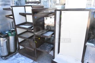 2 Metal Merchandising Racks. 2 Times Your Bid!