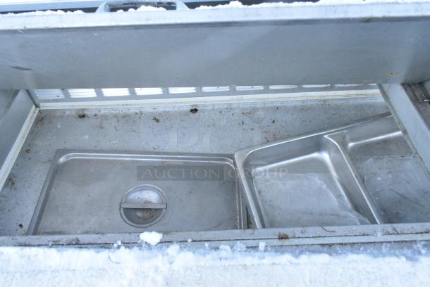 Beverage Air SP72-30M Stainless Steel Commercial Sandwich Salad Prep Table Bain Marie Mega Top on Commercial Casters. 115 Volts, 1 Phase. - Image 4 of 8