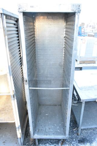 Metal Commercial Pan Transport Rack on Commercial Casters.