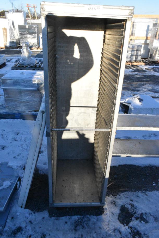 Metal Commercial Pan Transport Rack on Commercial Casters. - Image 1 of 3