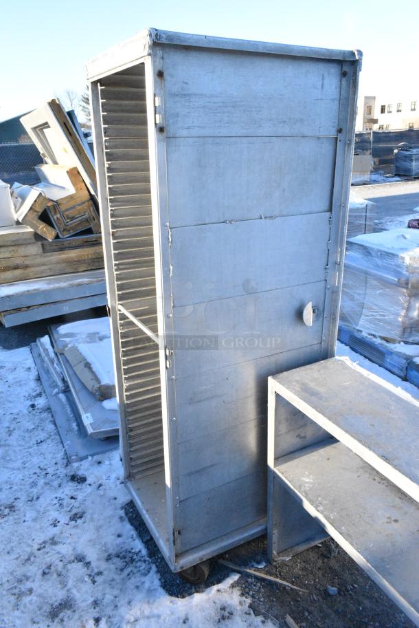 Metal Commercial Pan Transport Rack on Commercial Casters. - Image 3 of 3