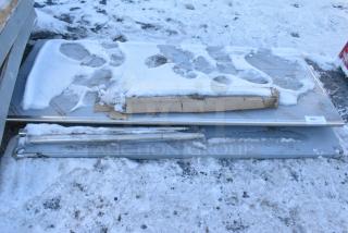 BRAND NEW SCRATCH AND DENT! Stainless Steel Tabletop w/ Under Shelf and Legs