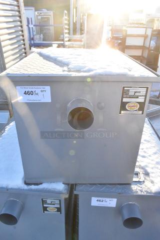 BRAND NEW SCRATCH AND DENT! Regency 600GT25 50 lb. 25 GPM Grease Trap with 3" Non-Threaded Connections