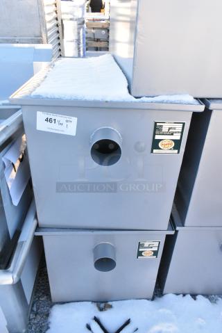 BRAND NEW SCRATCH AND DENT! Regency 600GT25 50 lb. 25 GPM Grease Trap with 3" Non-Threaded Connections