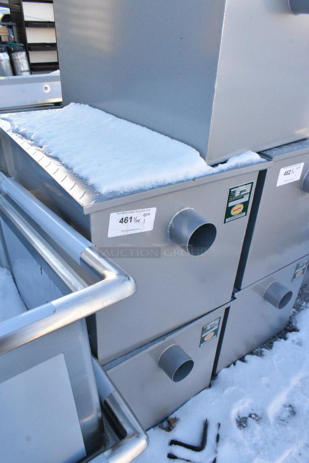 BRAND NEW SCRATCH AND DENT! Regency 600GT25 50 lb. 25 GPM Grease Trap with 3" Non-Threaded Connections - Image 2 of 5