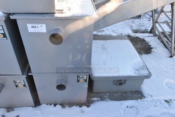 3 BRAND NEW SCRATCH AND DENT! Items 2 Regency 600GT25 50 lb. 25 GPM Grease Trap with 3" Non-Threaded Connections and Regency 3925A02EC Grease Trap. 3 Times Your Bid! - Image 1 of 6