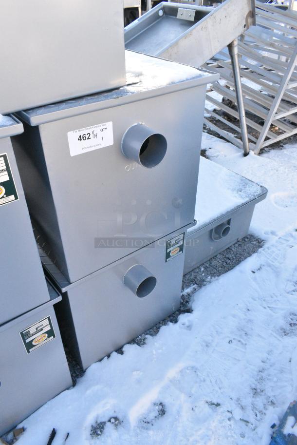 3 BRAND NEW SCRATCH AND DENT! Items 2 Regency 600GT25 50 lb. 25 GPM Grease Trap with 3" Non-Threaded Connections and Regency 3925A02EC Grease Trap. 3 Times Your Bid! - Image 2 of 6
