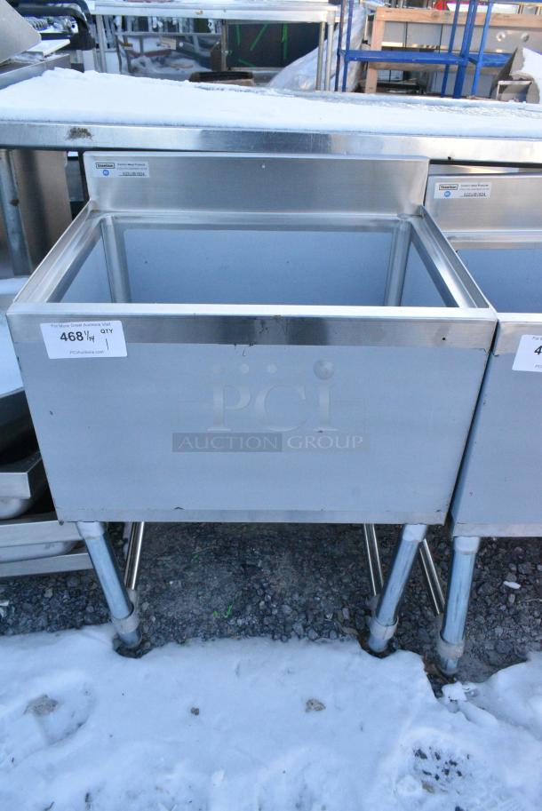 BRAND NEW SCRATCH AND DENT! Steelton 522UIB1824 18" x 24" Underbar Ice Bin with Bottle Holders - 77 lb. - Image 1 of 4
