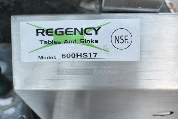 BRAND NEW SCRATCH AND DENT! Regency 600HS17 17" x 15" Wall Mounted Hand Sink - Image 4 of 4