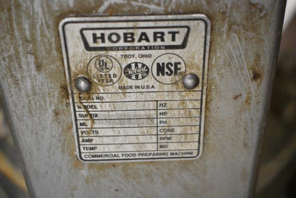 Hobart A200 Metal Commercial Countertop 20 Quart Planetary Dough Mixer w/ Mixing Bowl. 120 Volts, 1 Phase. Cannot Test - Bowl Lift Is Broken - Image 6 of 6