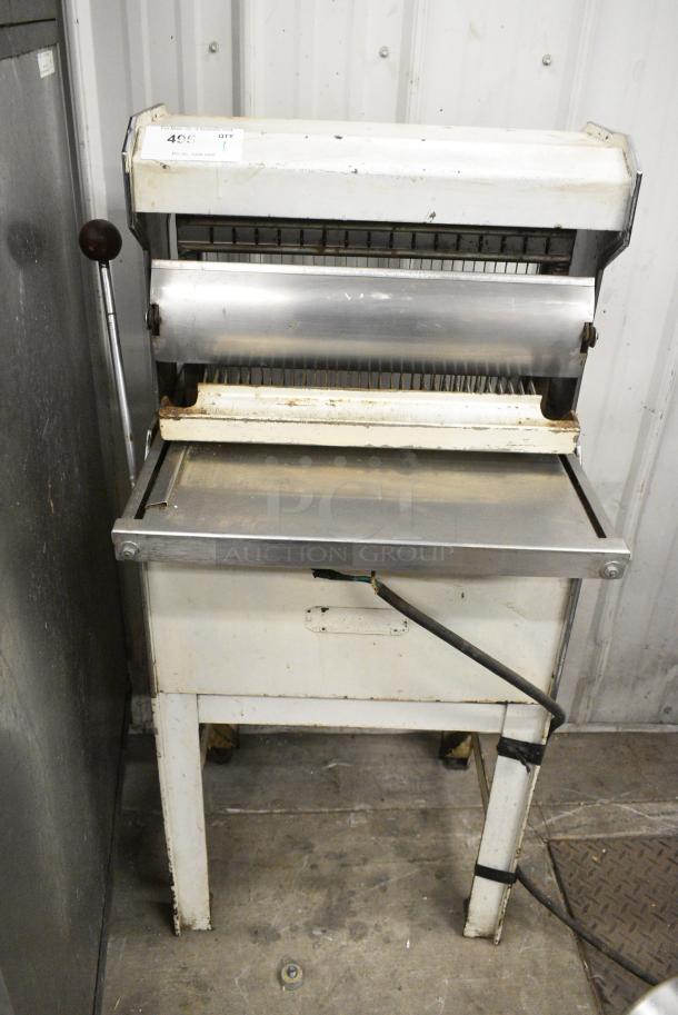 Oliver Metal Commercial Floor Style Bread Loaf Slicer. Tested and Working! - Image 1 of 4