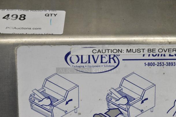 Oliver 732-N Metal Commercial Countertop Bread Loaf Slicer. 115 Volts, 1 Phase. Tested and Working! - Image 4 of 6