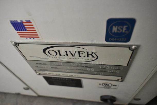 Oliver 732-N Metal Commercial Countertop Bread Loaf Slicer. 115 Volts, 1 Phase. Tested and Working! - Image 6 of 6