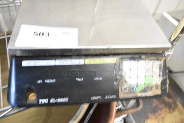 TEC SL-2200 Metal Countertop Scale. 120 Volts, 1 Phase. Tested and Working! - Image 2 of 4