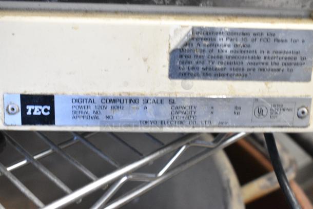 TEC SL-2200 Metal Countertop Scale. 120 Volts, 1 Phase. Tested and Working! - Image 4 of 4
