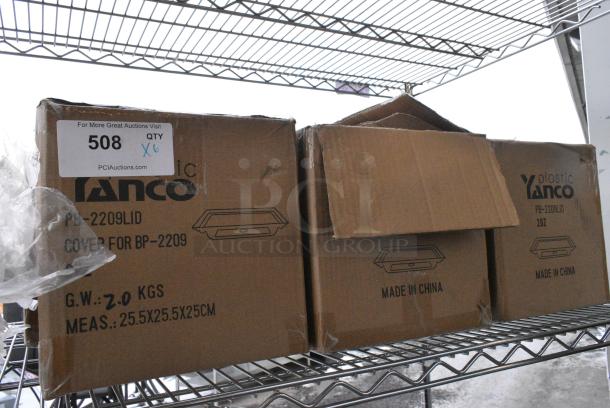 6 BRAND NEW Boxes of Yanco PB-2209LID Container Lid. 6 Times Your Bid! - Image 2 of 3
