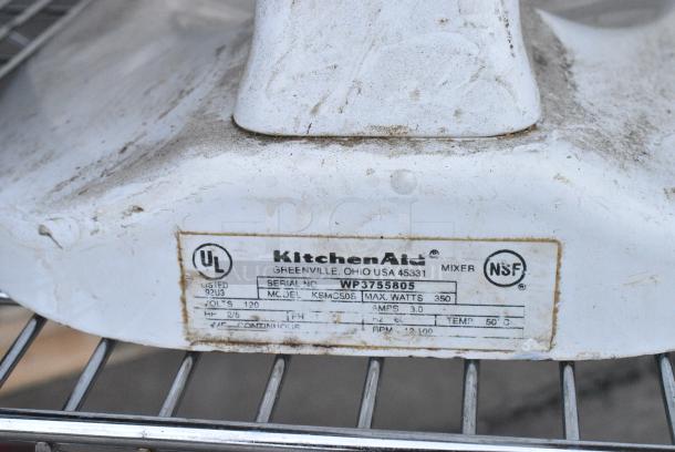 KitchenAid KSMC50S Metal Countertop 5 Quart Planetary Dough Mixer. 120 Volts, 1 Phase. Tested and Working! - Image 6 of 6