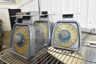 3 Taylor Metal Countertop Scales. 3 Times Your Bid!