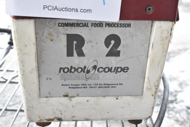 Robot Coupe R2 Metal Commercial Food Processor Base. 120 Volts, 1 Phase. Tested and Does Not Power On - Image 3 of 4