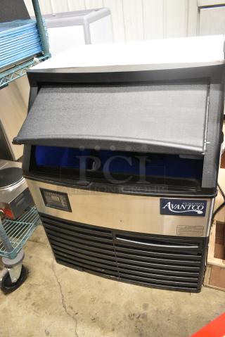 BRAND NEW SCRATCH AND DENT! Avantco 194UCF280A Stainless Steel Commercial Undercounter Self Contained Ice Machine.