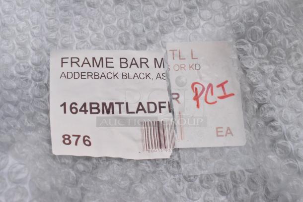 50 Lancaster Table & Seating Black Metal Bar Height Chairs. w/ Lancaster Table & Seating 164CUSHMTLBK Cushions. 50 Times Your Bid! - Image 12 of 12