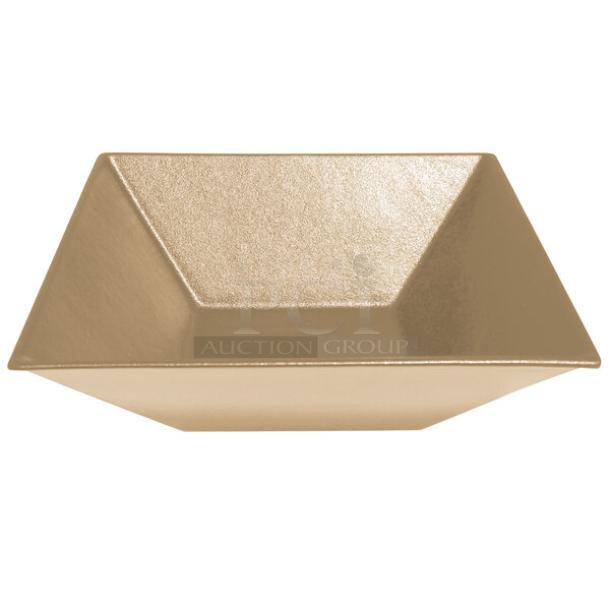 NEW! MIXED PALLET! G.E.T. Enterprises Bugambilia Series Commercial Square Latte Resin Coated Salad Bar Bowls! Model: COMP03-LT! With Cambro Commercial White Fiberglass 12"x16" Low Profile Dietary/Food Service Trays! Model: 1216D148! With Fineline Wavetrends Commercial Black 6.5" Square Dessert Plates! With Carlisle Sparta Spectrum Series Commercial White Polypropylene 11" Wide Sanitary Food Service/Ice Shovels! Model: 4107602! With ABC Procurement Commercial Chrome Plated Steel Wired 8"x10" Pan Grates! Model: PG-8! With G.E.T. Enterprises Bugambilia Series Commercial Square Latte Resin Coated Buffet Bowls! Model: BSD12LT! With Commercial Stainless Steel Double Wall Serving Bowls! ALL NEW IN THE BOX! 30X Your Bid! - Image 14 of 16