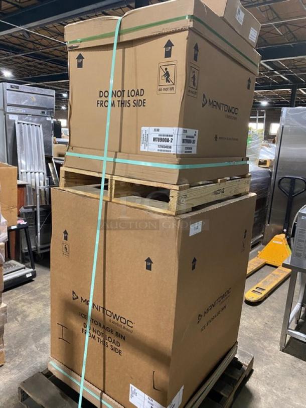 BRAND NEW! IN THE BOX! Manitowoc Indigo Series Commercial Stainless Steel Air-Cooled 797lb/24Hr Cubed Style Ice Making Machine Head! Model: IRT0900A-261 SN: 1121034556! With Manitowoc Water Filtration System! Model: AR-20000-P! With Manitowoc Commercial Stainless Steel 532lb Ice Bin! With Top-Hinged Front Open Lift Door! Model: D-570 SN: 1121011710! On Legs! All One Money! - Image 4 of 12