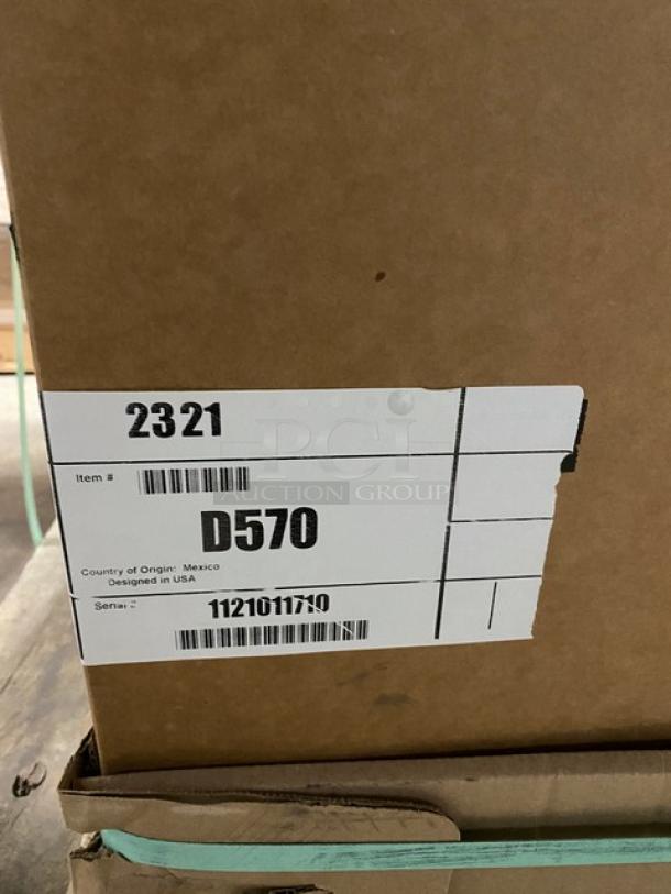 BRAND NEW! IN THE BOX! Manitowoc Indigo Series Commercial Stainless Steel Air-Cooled 797lb/24Hr Cubed Style Ice Making Machine Head! Model: IRT0900A-261 SN: 1121034556! With Manitowoc Water Filtration System! Model: AR-20000-P! With Manitowoc Commercial Stainless Steel 532lb Ice Bin! With Top-Hinged Front Open Lift Door! Model: D-570 SN: 1121011710! On Legs! All One Money! - Image 7 of 12