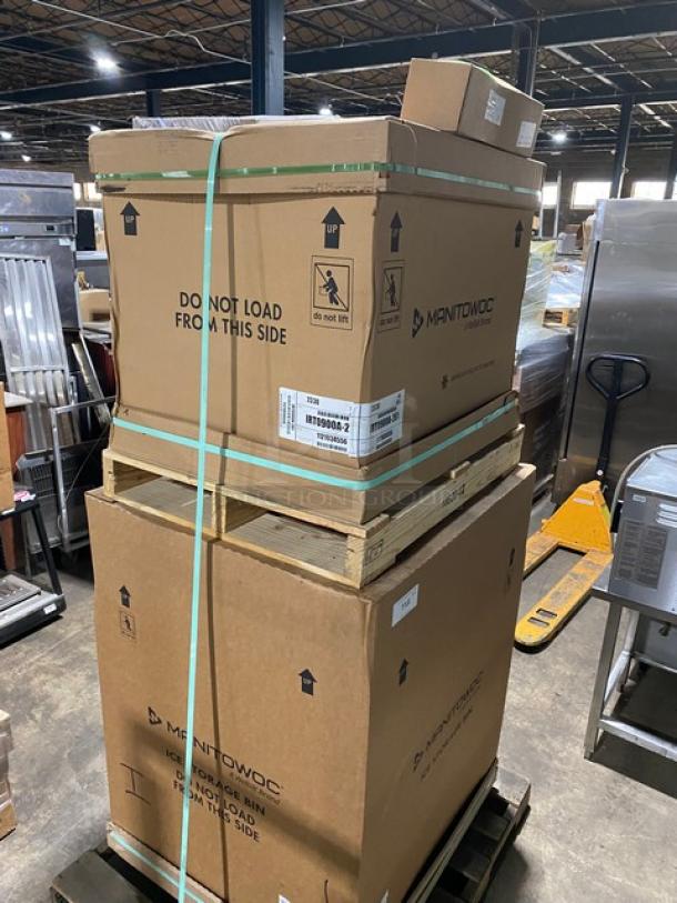 BRAND NEW! IN THE BOX! Manitowoc Indigo Series Commercial Stainless Steel Air-Cooled 797lb/24Hr Cubed Style Ice Making Machine Head! Model: IRT0900A-261 SN: 1121034556! With Manitowoc Water Filtration System! Model: AR-20000-P! With Manitowoc Commercial Stainless Steel 532lb Ice Bin! With Top-Hinged Front Open Lift Door! Model: D-570 SN: 1121011710! On Legs! All One Money! - Image 12 of 12