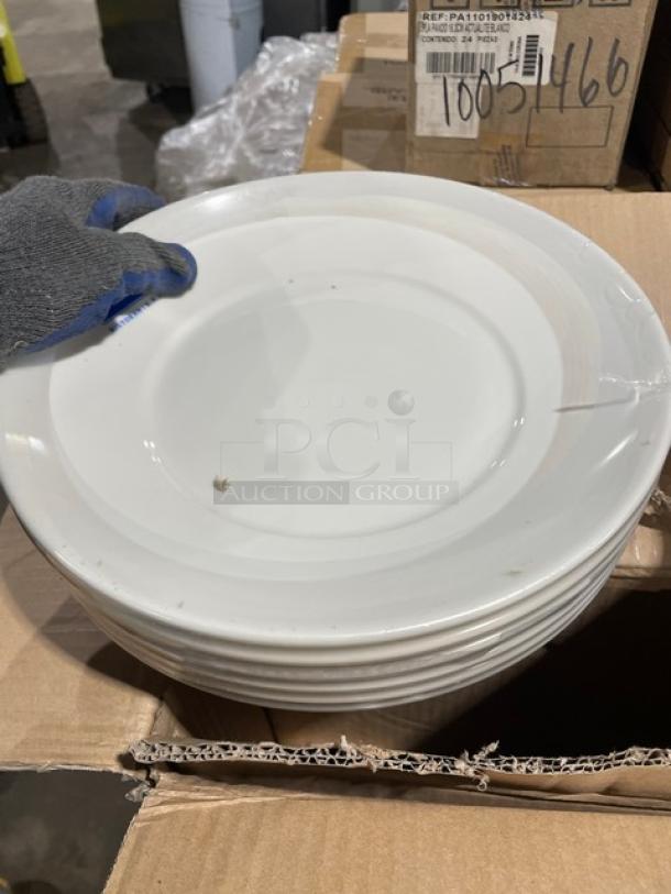 NEW! MIXED PALLET! Tuxton Commercial Eggshell White Porcelain Pasta Bowls! Model: PIDA1153! With Corona By GET Enterprises Commercial White Porcelain Coupe Plates! Model: PA1101712324! With Corona by GET Enterprises Commercial Bright White Porcelain Wide Rim Style Rolled Edge Plates! Model: PA1101901424! With 3M Commercial Countertop Laminating System Machine! Model: LS950! ALL NEW IN THE BOX! 59X Your Bid! - Image 6 of 12