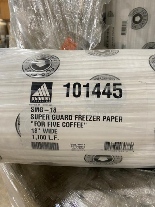 NEW! FULL PALLET! McNairn Packaging SMG Super Guard Commercial 18" For Five Coffee Style Freezer Paper! Model: SMG-18! 51X Your Bid! - Image 5 of 7