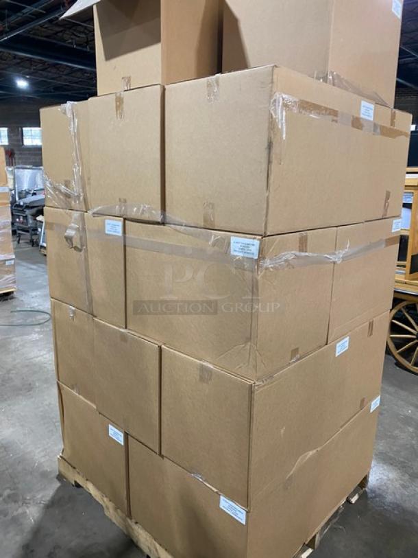 NEW! FULL PALLET! Aurify Make Sandwich Style Commercial Disposable Cardboard Sandwich Boxes! With Inserts! Model: 05MSCBOX! ALL NEW IN THE BOX! 22X Your Bid! - Image 2 of 8