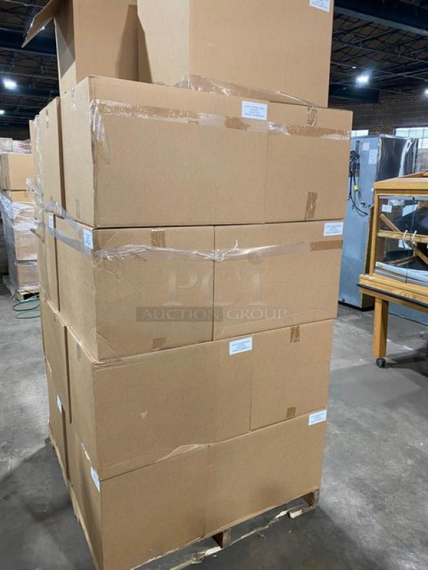 NEW! FULL PALLET! Aurify Make Sandwich Style Commercial Disposable Cardboard Sandwich Boxes! With Inserts! Model: 05MSCBOX! ALL NEW IN THE BOX! 22X Your Bid! - Image 3 of 8