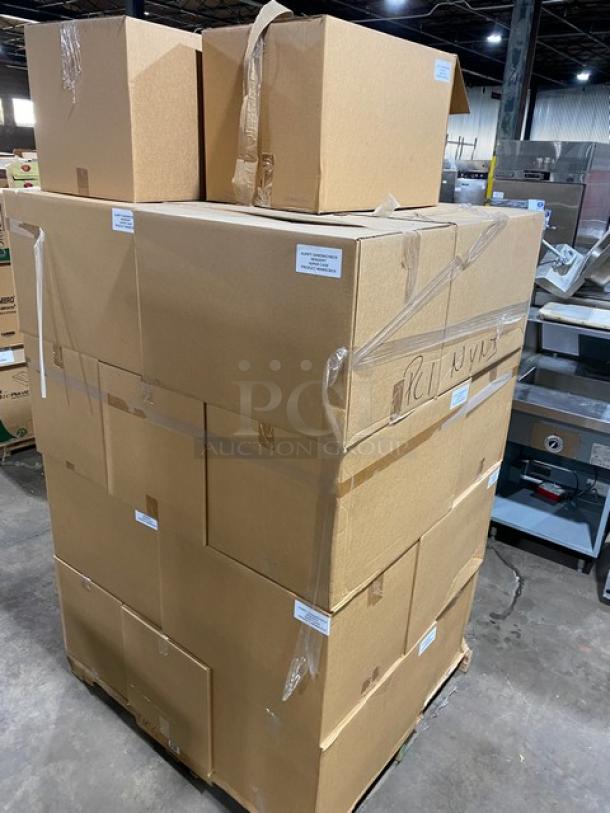 NEW! FULL PALLET! Aurify Make Sandwich Style Commercial Disposable Cardboard Sandwich Boxes! With Inserts! Model: 05MSCBOX! ALL NEW IN THE BOX! 22X Your Bid! - Image 5 of 8