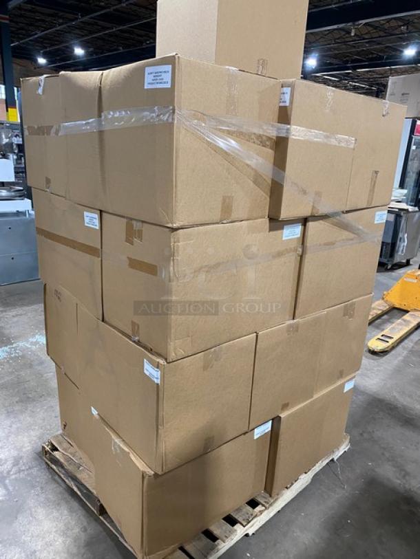 NEW! FULL PALLET! Aurify Make Sandwich Style Commercial Disposable Cardboard Sandwich Boxes! With Inserts! Model: 05MSCBOX! ALL NEW IN THE BOX! 21X Your Bid! - Image 2 of 7