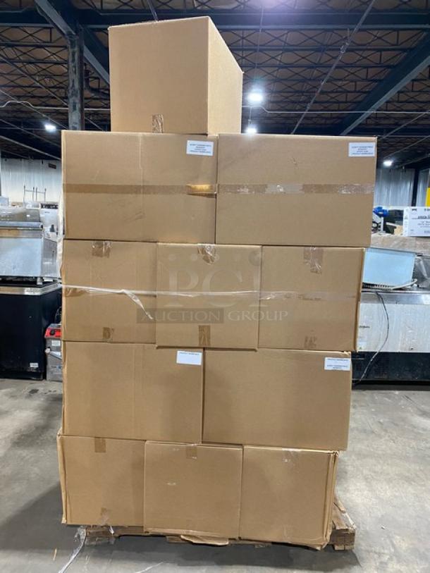 NEW! FULL PALLET! Aurify Make Sandwich Style Commercial Disposable Cardboard Sandwich Boxes! With Inserts! Model: 05MSCBOX! ALL NEW IN THE BOX! 21X Your Bid! - Image 4 of 7
