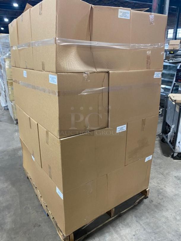 NEW! FULL PALLET! Aurify Make Sandwich Style Commercial Disposable Cardboard Sandwich Boxes! With Inserts! Model: 05MSCBOX! ALL NEW IN THE BOX! 20X Your Bid! - Image 3 of 7